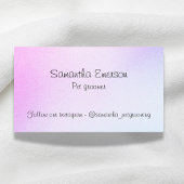 かわいいパップドッググルーミンググラディアントカラープロフェッショナル 名刺