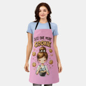 かわいいパティシエの少女 もう1つだけコookieを エプロン (着用した状態)