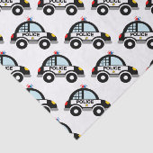 かわいいパトカーkidの誕生日ギフトティッシュペーパー 薄葉紙 (詳細)