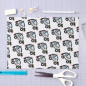 かわいいパトカーkidの誕生日ギフトティッシュペーパー 薄葉紙 (クラフト)