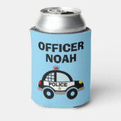 かわいいパトロール車はクーラー子供へ 缶クーラー (缶裏面)