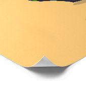 かわいいパニー漫画のコーンの指揮者 ポスター (角)