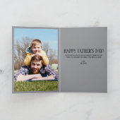 かわいいパパと子供のカメの父の日カードの写真 シーズンカード (内部)