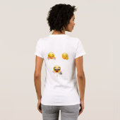 かわいいパパの娘のTシャツ Tシャツ (裏面フル)