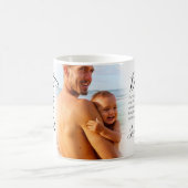 かわいいパパの父親の写真台本 コーヒーマグカップ (中央)