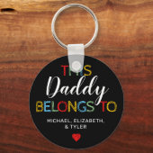 かわいいパパはキーチェーンに属している キーホルダー (正面)