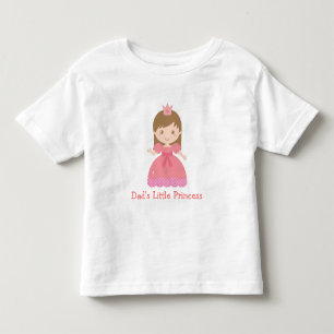 かわいいパパリトルプリンセス トドラーTシャツ