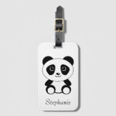 かわいいパパーソナライズされたンダベアラゲッジ ラゲッジタグ (正面縦)