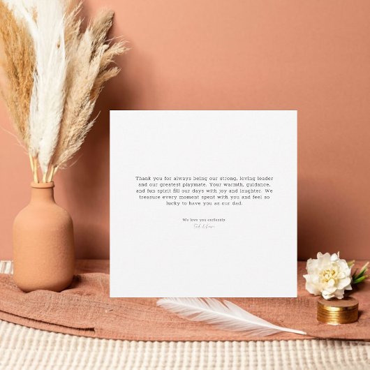 かわいいパパ・ベアとカブスの父の日のカード カード