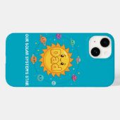 かわいいパパ 太陽系 星 宇宙 カートゥーン Case-Mate iPhoneケース (裏面 (横))