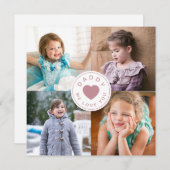 かわいいパパ 私たち愛してる フォト コラージュ (正面/裏面)