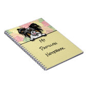 かわいいパピロンのノートをのぞく ノートブック (右側)