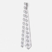 かわいいパフィン ネクタイ (裏面)