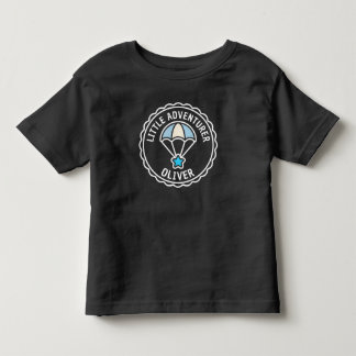 かわいいパラシュートと星の小さな冒険家 トドラーTシャツ