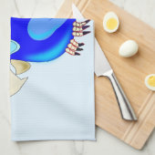 かわいいパロッおもしろいトキッチンタオル – カスタマイズ可能 キッチンタオル (四つ折り)