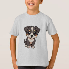 かわいいパロディの子犬 - 愛らしいキャラクター犬好きデザイン Tシャツ