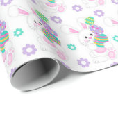 かわいいパンとイースターエッグ |イースター ラッピングペーパー (ロールコーナー)