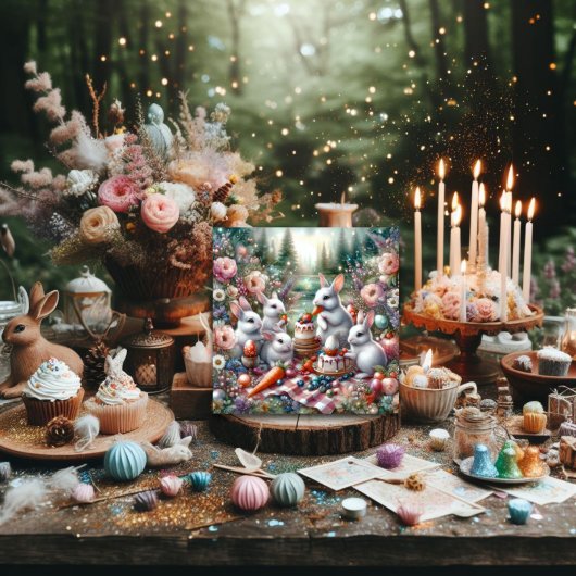 かわいいパンと卵イースターブランチ シーズンカード