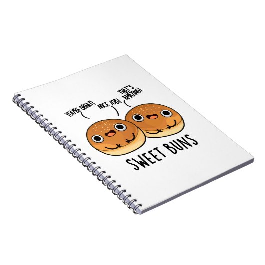 かわいいパンのユーモア焼きパンプン ノートブック (右側)