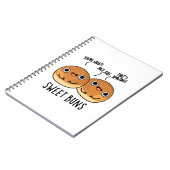 かわいいパンのユーモア焼きパンプン ノートブック (左側)
