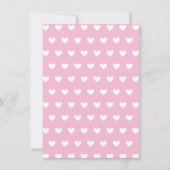 かわいいパンをオーブンで赤ちゃんシャワー 招待状 (裏面)