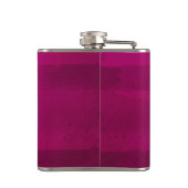 かわいいパンクロックゾンビガール図解入りの、写真付きの フラスク (裏面)