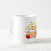 かわいいパンケーキと猫 コーヒーマグカップ (正面左)