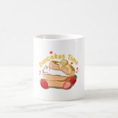 かわいいパンケーキと猫 コーヒーマグカップ (中央)