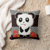 かわいいパンダかわいい クッション (ブランケット)