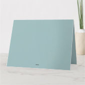 かわいいパンダがタピオカを飲む、ボバティー サンキューカード (裏面)