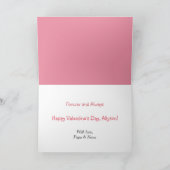 かわいいパンダがバレンタイン シーズンカード (内部)