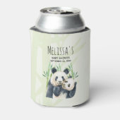 かわいいパンダが可愛い水彩赤ちゃんシャワー 缶クーラー (缶裏面)
