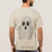 かわいいパンダが本を読むTシャツ Tシャツ (裏面)