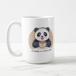 かわいいパンダとコーヒー コーヒーマグカップ