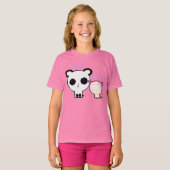 かわいいパンダと子猫のTシャツ Tシャツ (正面フル)