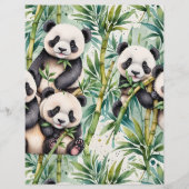 かわいいパンダと竹 (正面)