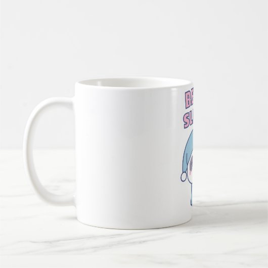 かわいいパンダのあくび コーヒーマグカップ (左)
