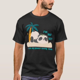 かわいいパンダのゆるキャラ Tシャツ
