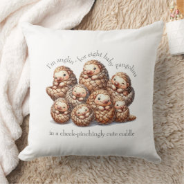 かわいいパンダのような8匹のカワイイカンガルイパンゴリンが好き クッション