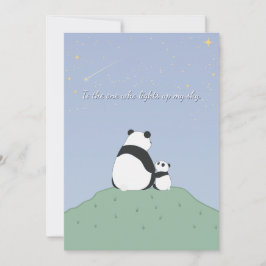 かわいいパンダのアンダースターズ シーズンカード