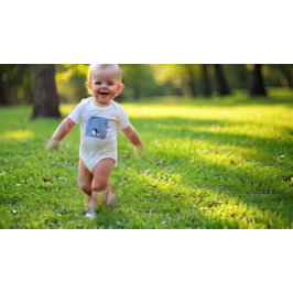 かわいいパンダのアンダースターズ ベビーボディスーツ