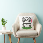 かわいいパンダのイラスト クッション (椅子)