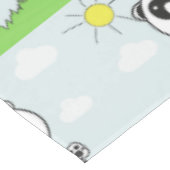 かわいいパンダのイラスト テーブルクロス (アングル)