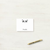 かわいいパンダのキャラクターが通う子供の学校 ポストイット (デスク上)