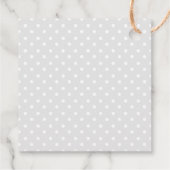 かわいいパンダのクマとローズブーケ フェイバータグ (裏面)