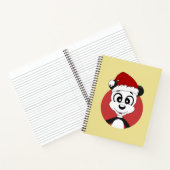 かわいいパンダのクマのノートとクリスマス漫画 ノートブック (内部)