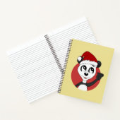 かわいいパンダのクマのノートとクリスマス漫画 ノートブック (内部)