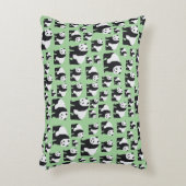 かわいいパンダのクマのパターン アクセントクッション (正面(垂直))