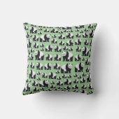 かわいいパンダのクマのパターン クッション (裏面)