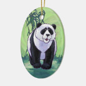 かわいいパンダのクマの頭と尾の部屋の装飾 セラミックオーナメント (左)